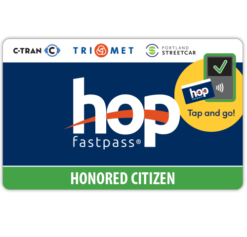 Honored Citizen Hop card