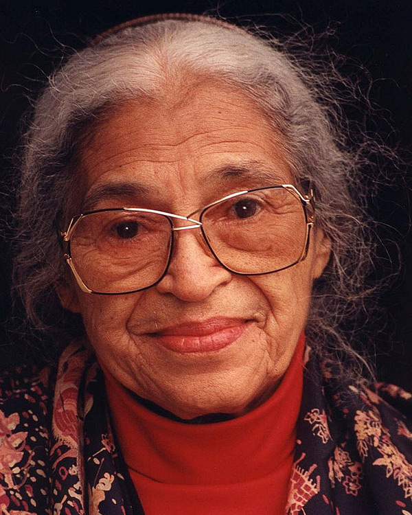 portrait photo of Rosa Parks